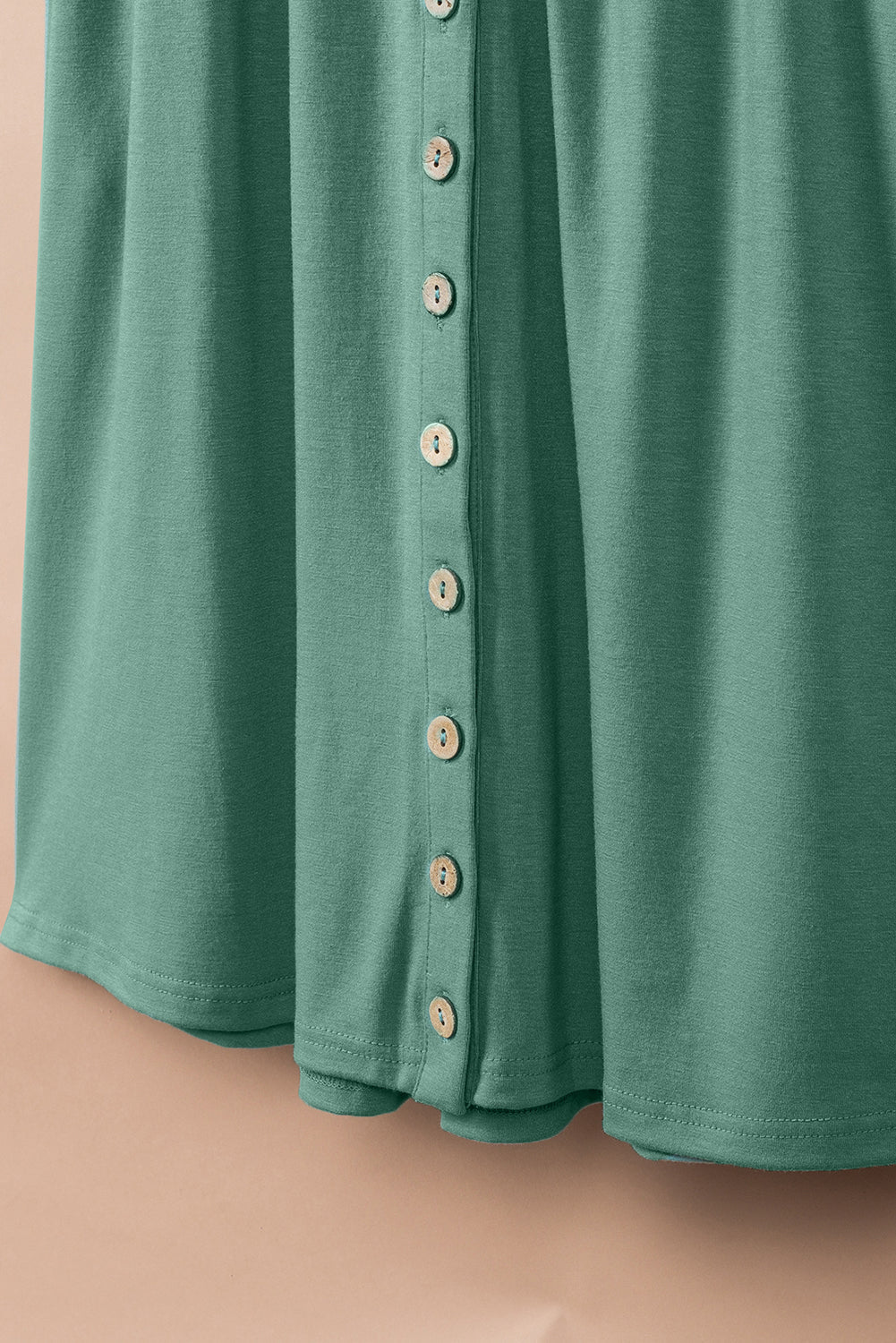 Ärmelloses Mini‑Kleid – Modal, Hohe Taille & Drapiertes Detail