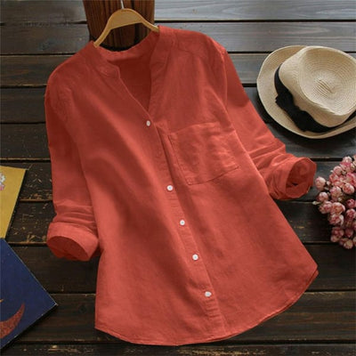 Dana – leichtes Leinenshirt für damen im sommerstil