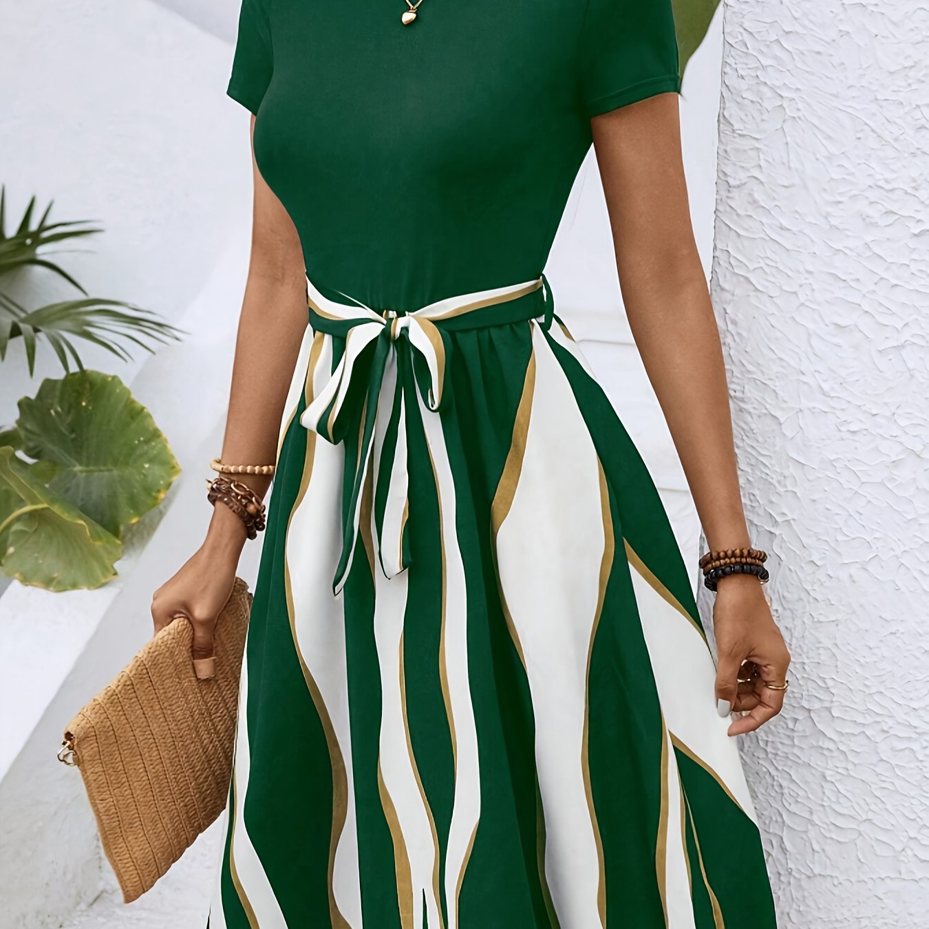 A-Linien Midi-Kleid für Damen