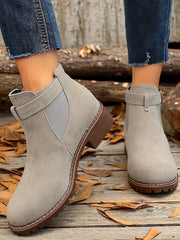 Katharina | Stilvolle Und Elegante Chelsea Stiefeletten – Grau