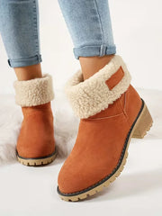 Sofia | Klassische Winterstiefel für Damen – Orange