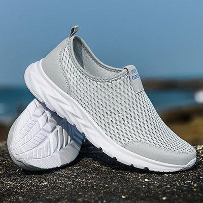 Atmungsaktive und robuste outdoor-schuhe für herren
