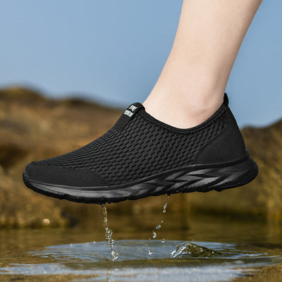 Atmungsaktive und robuste outdoor-schuhe für herren