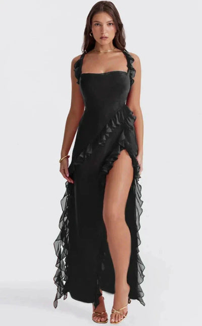 Evelyn | Elegantes Offenes Bein-Kleid