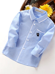 Damen Elegante gestreifte Bluse Drune – Blau