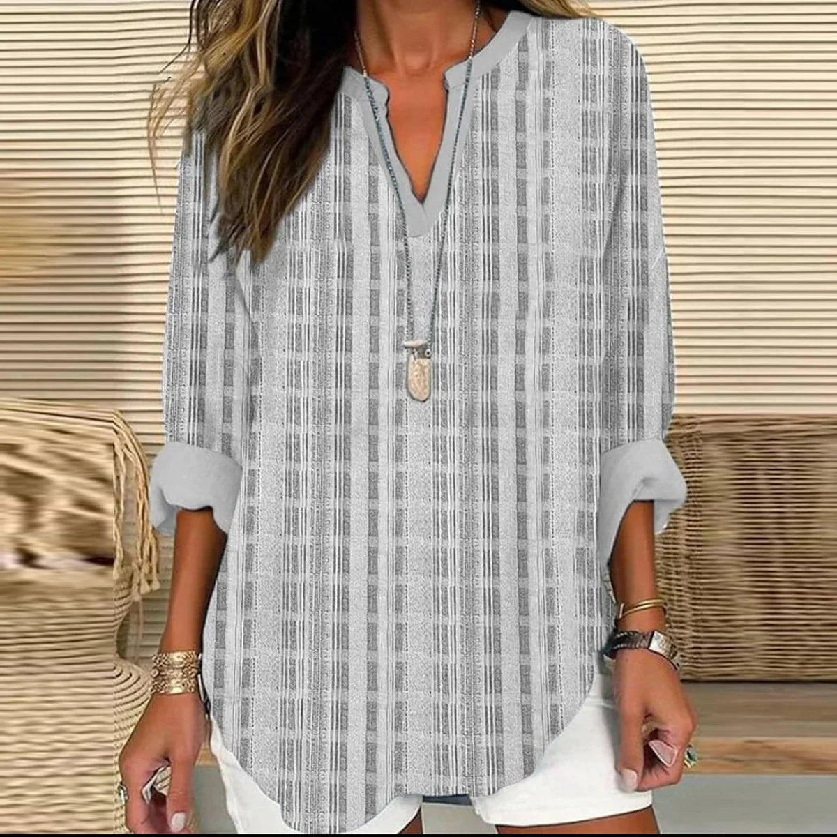 Orielis – Stilvolle bedruckte Bluse