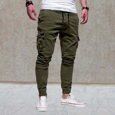 Lässige cargohose für herren mit aufgesetzten taschen - Daniel