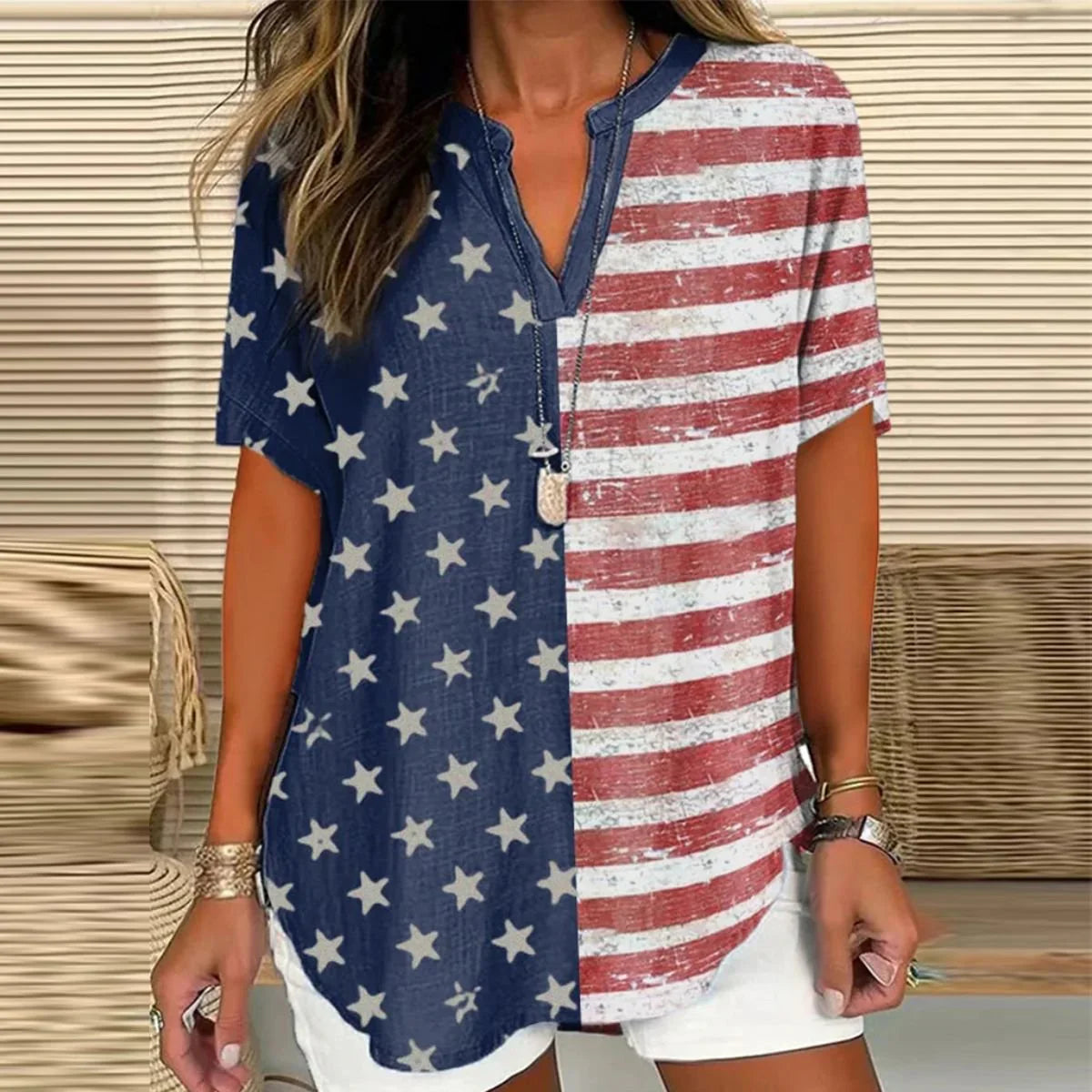 Orielis – Stilvolle bedruckte Bluse