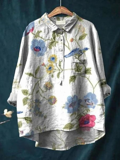 Amber | Bluse mit Blumenmuster