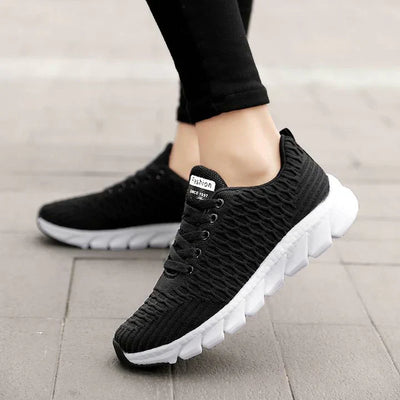 Bequeme damen-sneaker mit memory-schaum