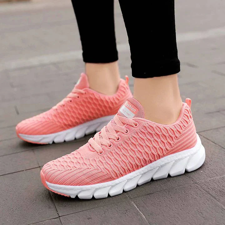 Bequeme damen-sneaker mit memory-schaum