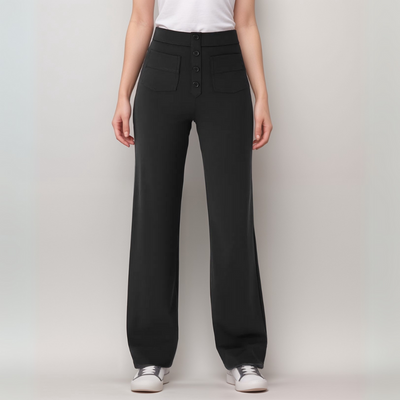 Nina | Elastische Hose mit hoher Taille