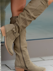 Jossy - Trendige Damenstiefel – Grün