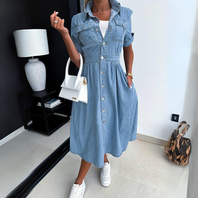 Alissa™ - Trendy Jeanskleid