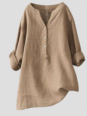 THEA | LEICHTE DAMENBLUSE – Braun