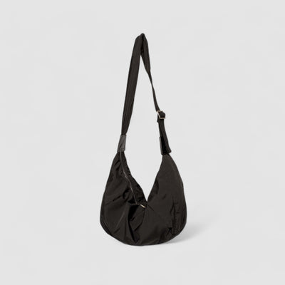 Puffer Schultertasche Damen – Vegane Leder Hobo Bag mit Reißverschluss