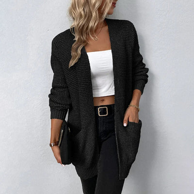 Nancy | Lässiger Strick-Cardigan mit Taschen