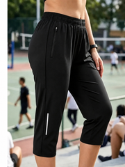 Glouena | Schnelltrocknende Damenhose für aktive Tage – Schwarz