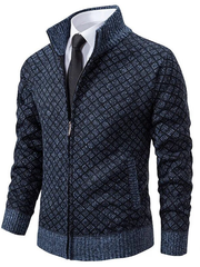 Luxuriöser Strickpullover für Herren - Oliver – Blau
