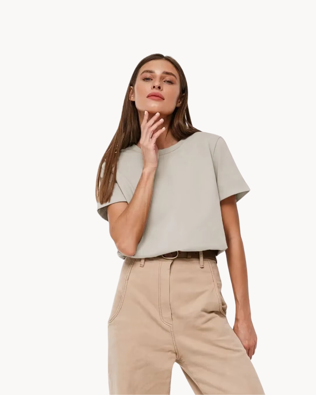 Collet – luxuriöser weicher stretch – damen – t-shirt
