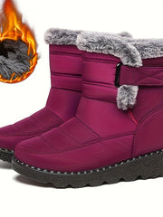 Britta | Wasserdichte Damen Daunenstiefel – Rot