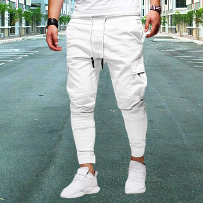 Lässige cargohose für herren mit aufgesetzten taschen - Daniel