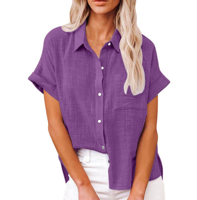 Adelene™ - Zeitlose Button-Up-Bluse