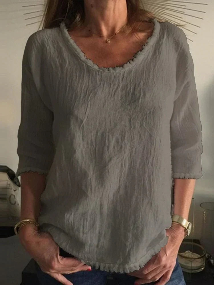 Lässiges leinentop – bequem & stylisch