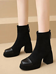 Aurora | Elegante Stiefel Mit Markantem Design Für Damen – Schwarz