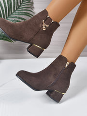 Elena | Elegante Und Moderne Chelsea Stiefeletten – Kaffee