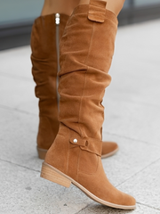 Jossy - Trendige Damenstiefel – Braun