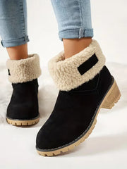 Sofia | Klassische Winterstiefel für Damen – Schwarz