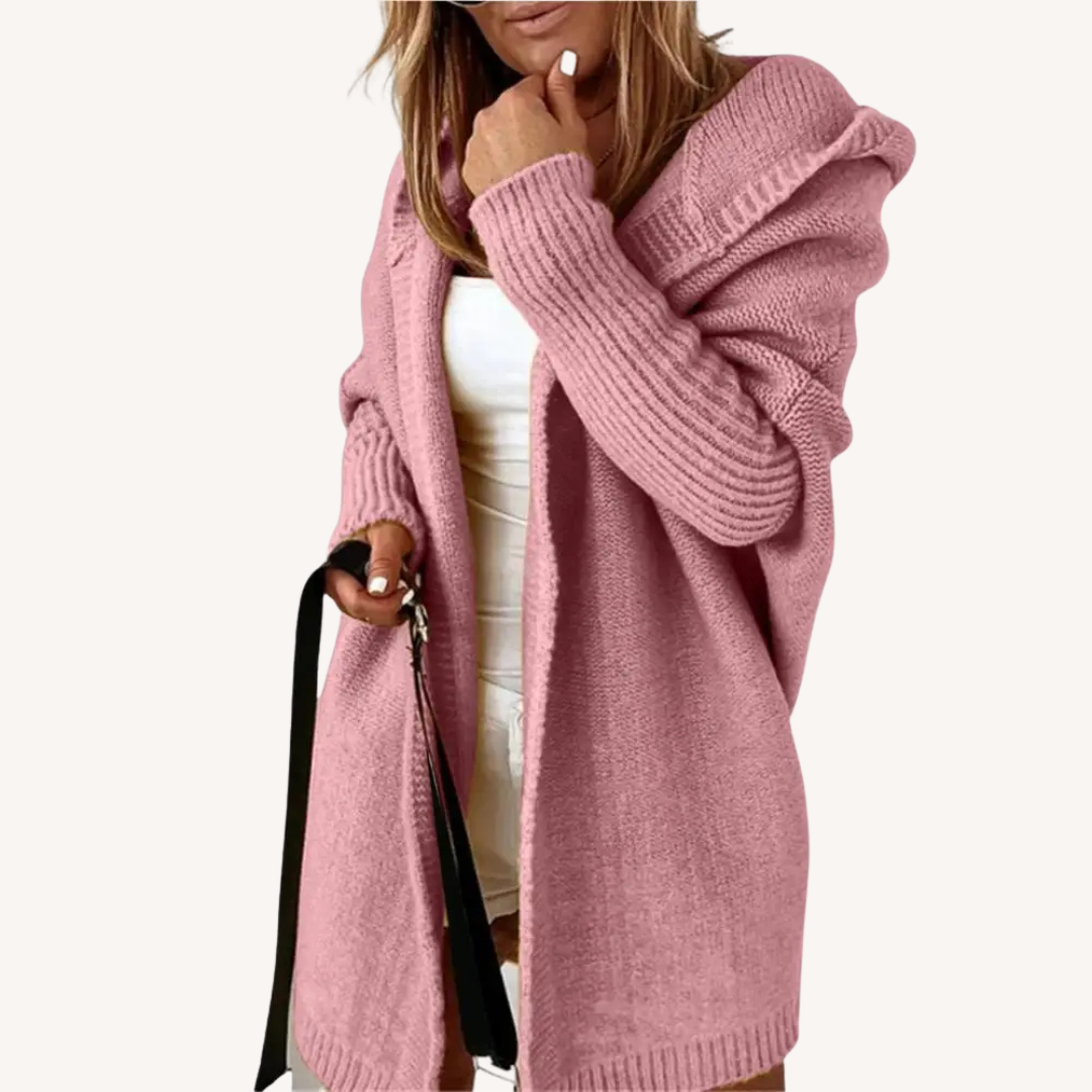 Paige | Lässiger Kapuzen-Cardigan