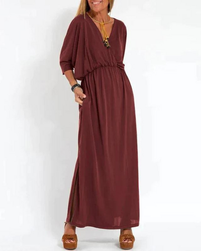 Vintage Langes Kleid für Damen