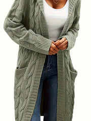 Ramona - extraweiche Strickweste – Grün