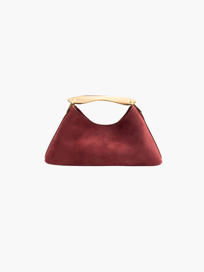 Luxuriöse Mini-Handtasche aus veganem Wildleder – Eleganter Look