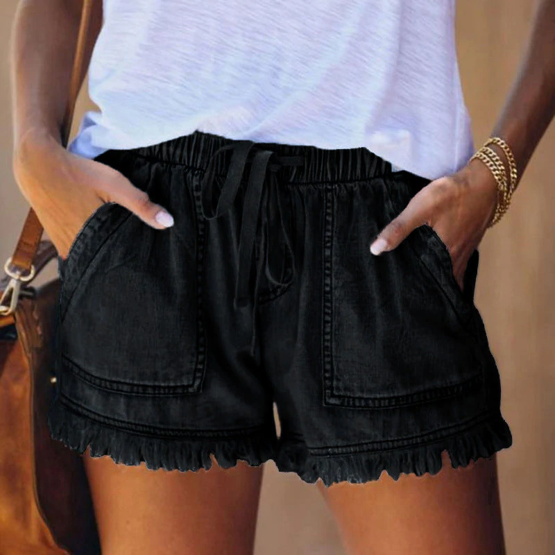 Stylische Damen Shorts – Leichte Sommerhose mit hoher Taille für Damen