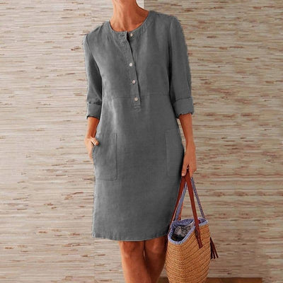 Sorvanna – Vielseitiges Kleid mit Knopfleiste