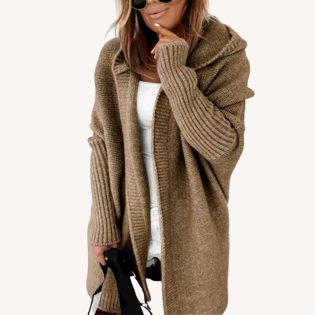 Paige | Lässiger Kapuzen-Cardigan