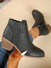 Hanna | Exklusive Damen Stiefeletten im Trend – Schwarz