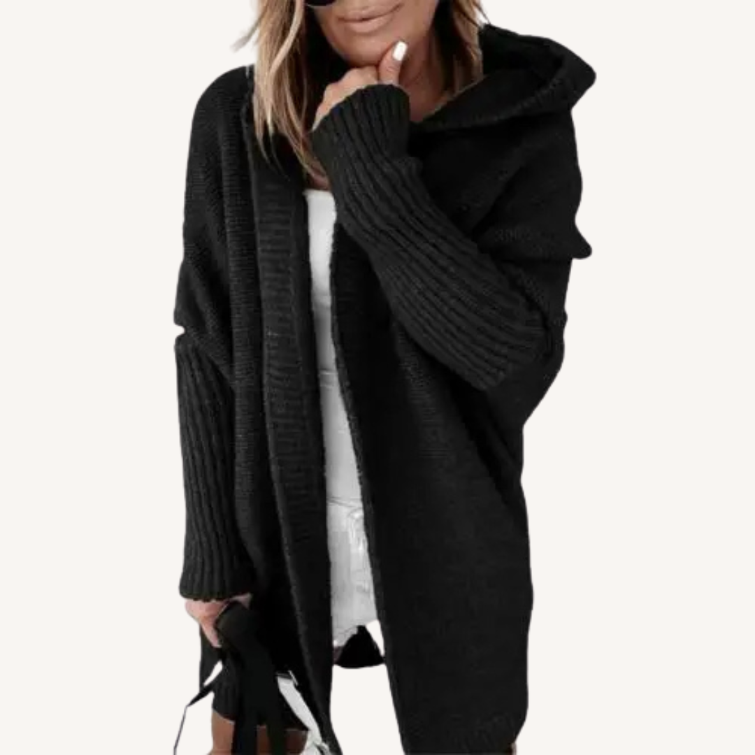 Paige | Lässiger Kapuzen-Cardigan