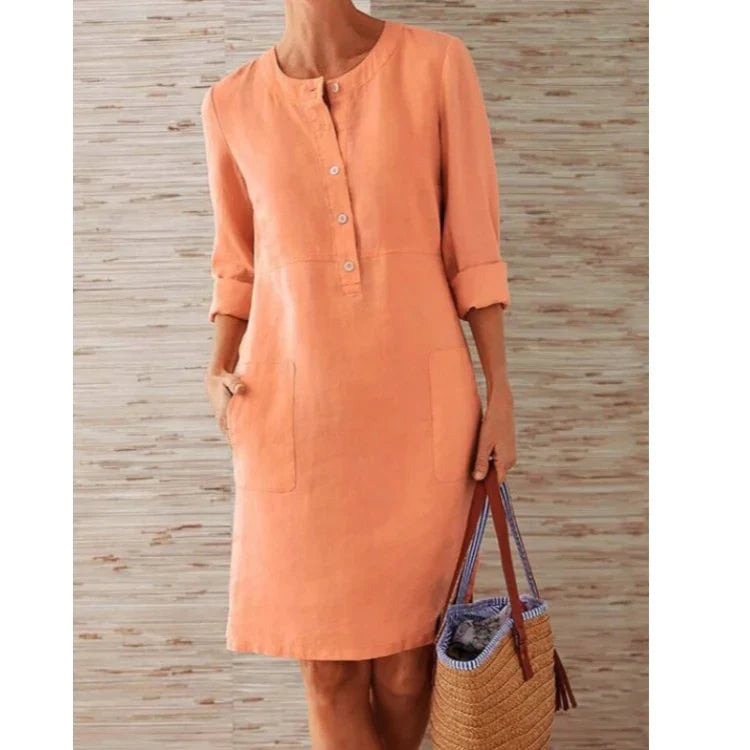 Sorvanna – Vielseitiges Kleid mit Knopfleiste