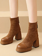 Aurora | Elegante Stiefel Mit Markantem Design Für Damen – Braun