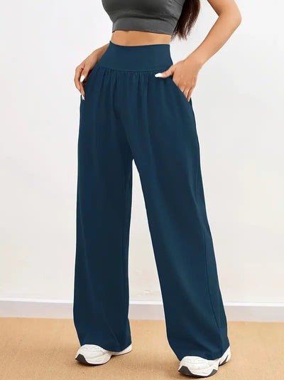Zorythra – Bequeme Loungehose mit weitem Bein