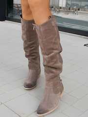 Jossy - Trendige Damenstiefel – Khaki