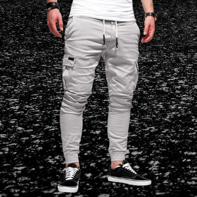 Lässige cargohose für herren mit aufgesetzten taschen - Daniel