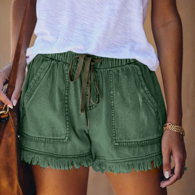 Stylische Damen Shorts – Leichte Sommerhose mit hoher Taille für Damen