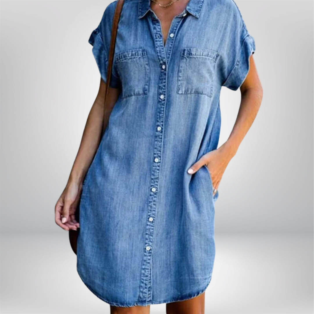 Agata – Lässiges Jeanskleid