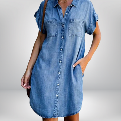 Agata – Lässiges Jeanskleid