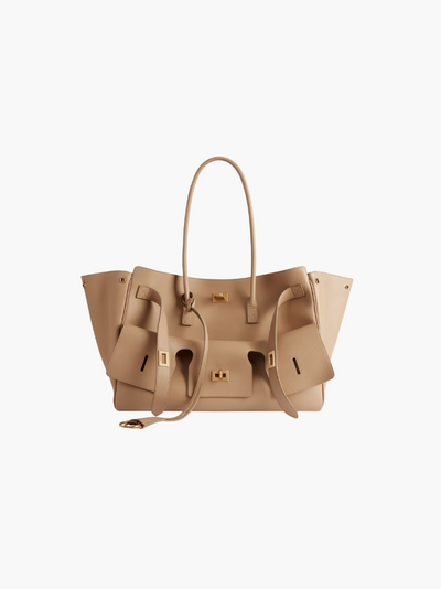 Luxuriöse vegane Leder-Strandtasche – Geflochtene Tote für Damen